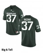 Men's Dante Razzano Michigan State Spartans #37 Nike NCAA Green Big & Tall Authentic College Stitched Football Jersey XH50Q51LQ